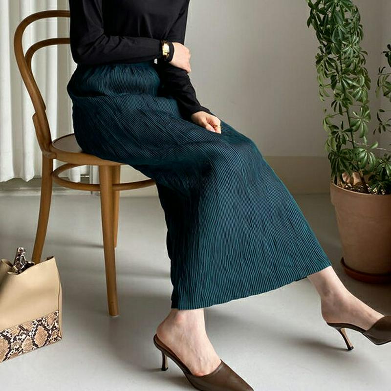 【新作10%OFF】リンクルタイトスカート・全3色・b64354 レディース【sk】【スカート ロング ロングスカート リンクル