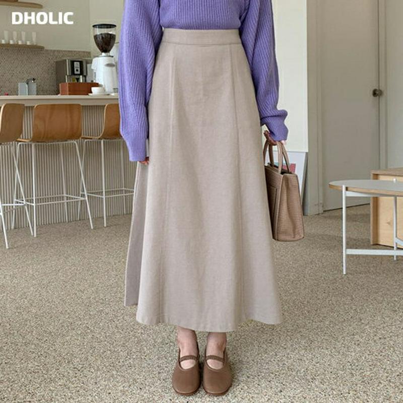 【新作10%OFF】フレアスカート・全3色・b61031 レディース【sk】【韓国 ファッション ボトムス スカート ロング丈 