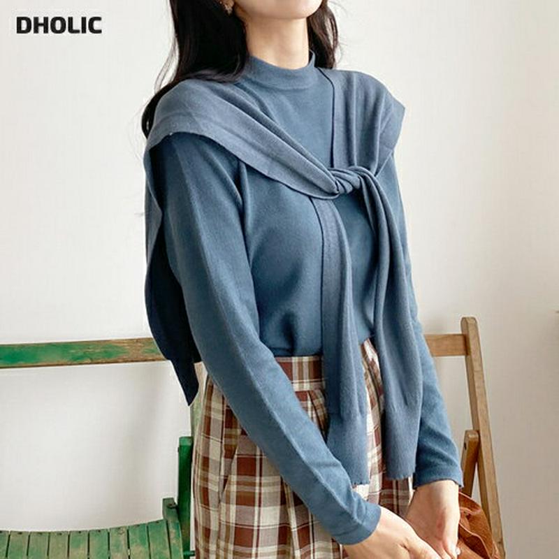 【新作10%OFF】ショール&ニットSET・全5色・b56928 レディース【tops】【韓国 ファッション トップス ニット 