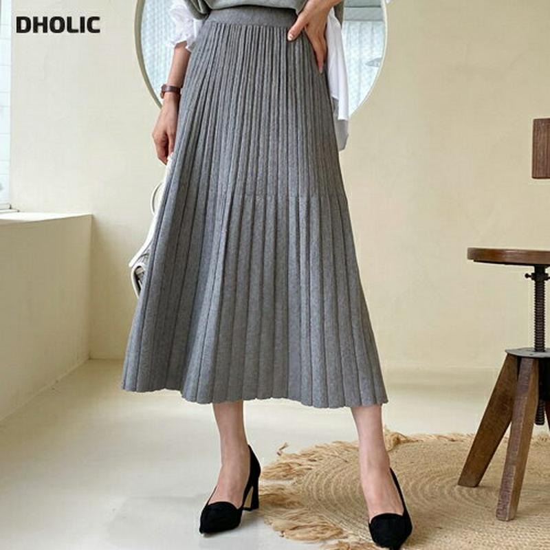 【新作10%OFF】フレアリブスカート・全4色・b60796 レディース 【sk】【韓国 ファッション ボトムス スカート フレ