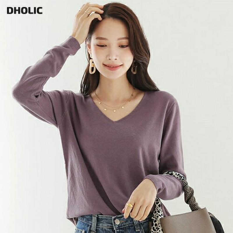 【新作10%OFF】ショール付Vネックニット・全5色・b64246 レディース【tops】【トップス ニット ニットトップス 長