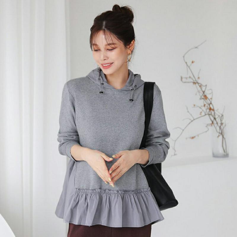【新作10%OFF】フードフレアヘムニット・全3色・b64345 レディース【tops】【トップス ニット ニットトップス 長袖