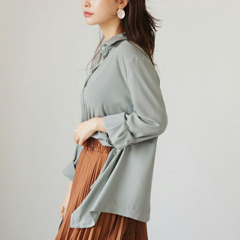 【新作10%OFF】ラップシャツブラウス・全3色・t64241 レディース【bl】【トップス ブラウス シャツブラウス ラップデ