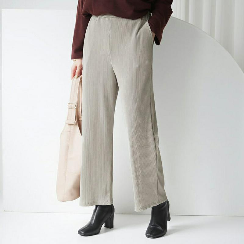 【新作10%OFF】プリーツワイドパンツ・全3色・t64343 レディース【pt】【パンツ ズボン ボトムス ロングパンツ プリ