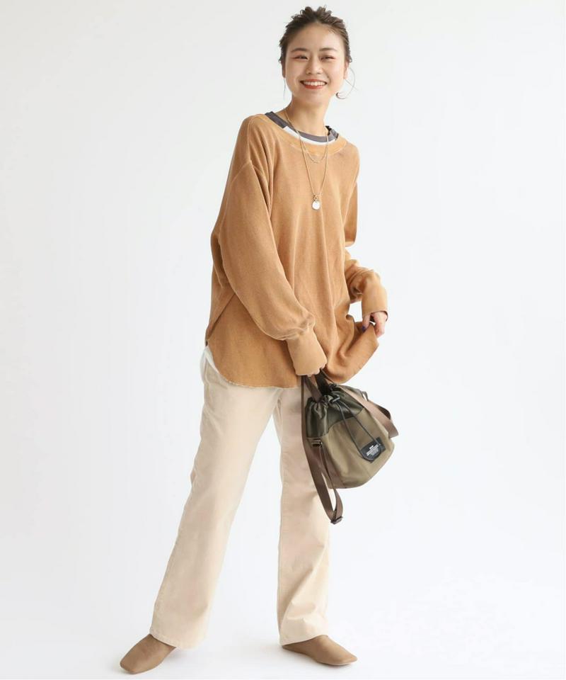ピグメントワッフルプルオーバー◆（JOURNAL STANDARD relume）