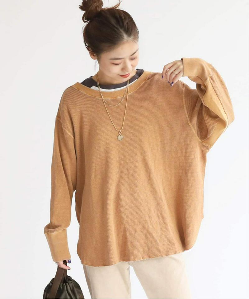 ピグメントワッフルプルオーバー◆（JOURNAL STANDARD relume）