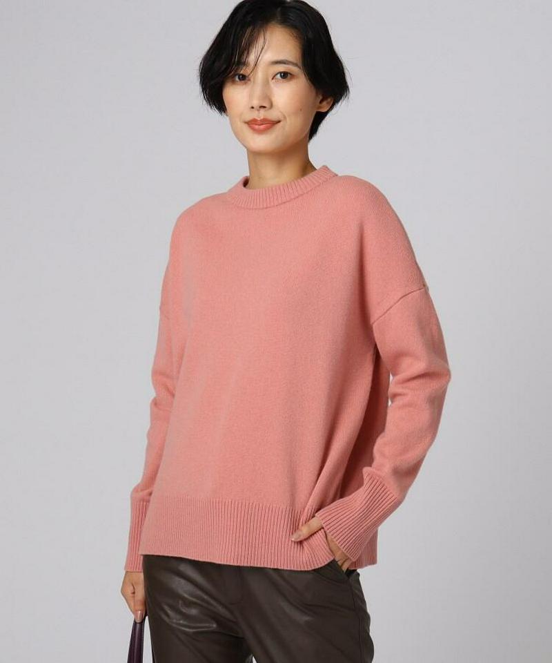 シルクカシミヤニットプルオーバー