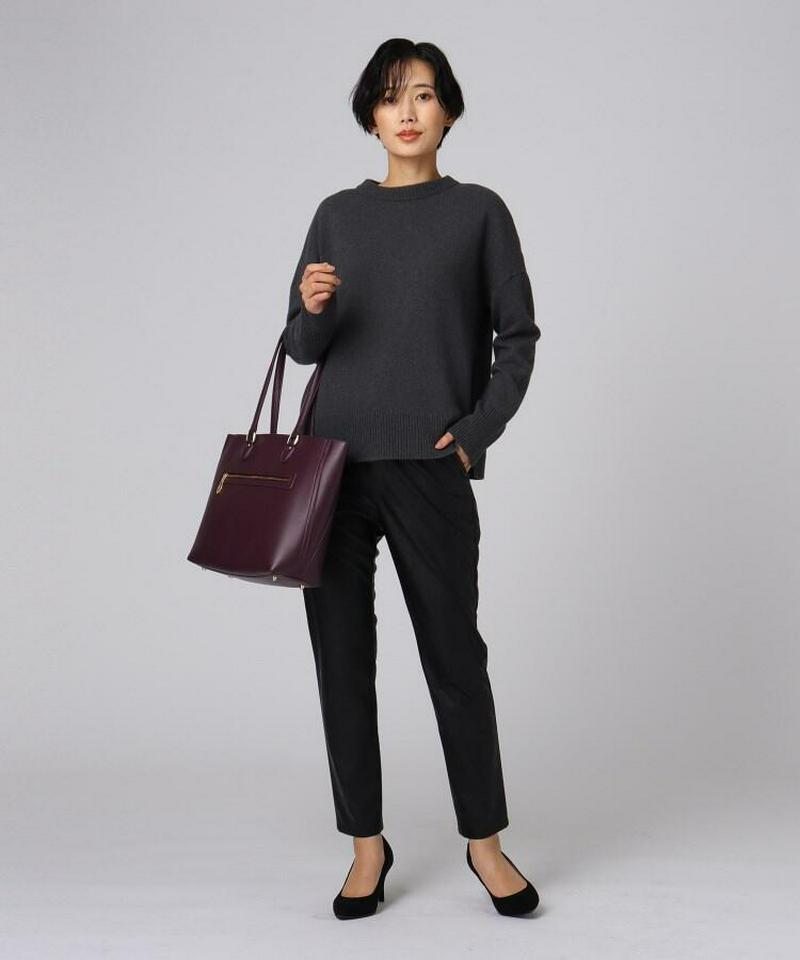 シルクカシミヤニットプルオーバー