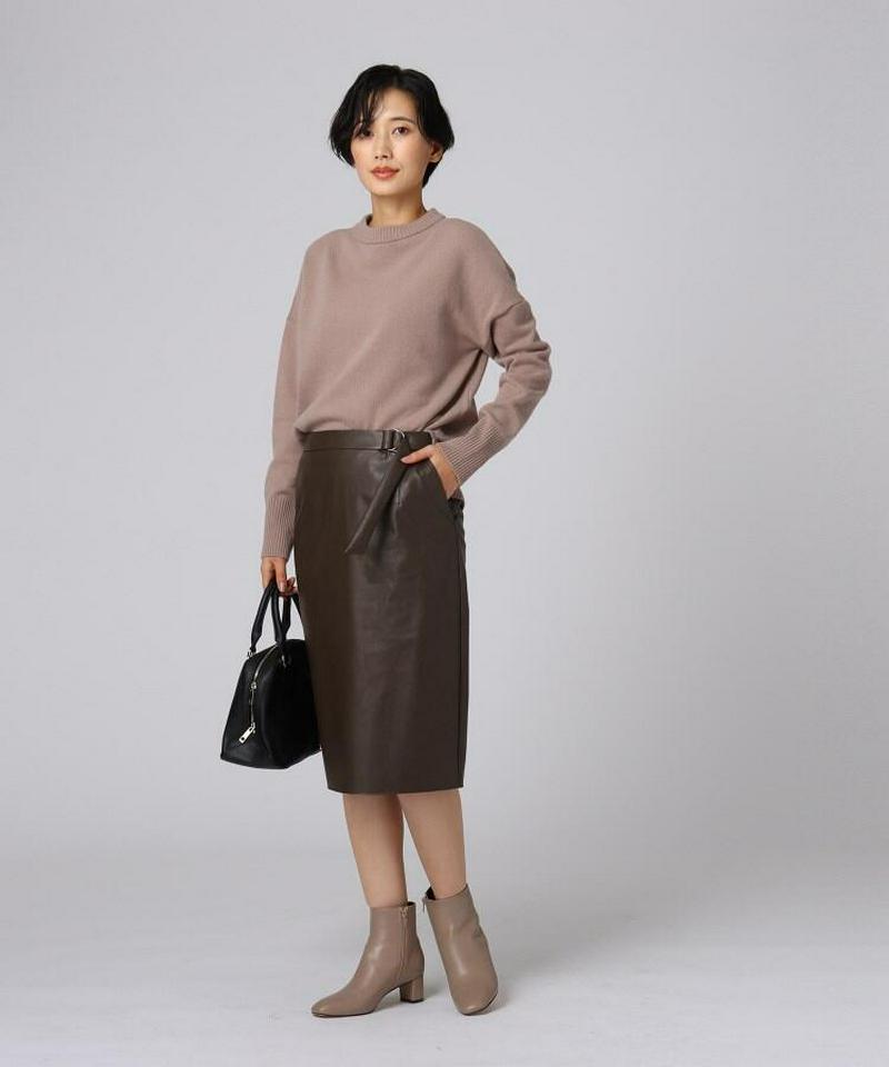 シルクカシミヤニットプルオーバー