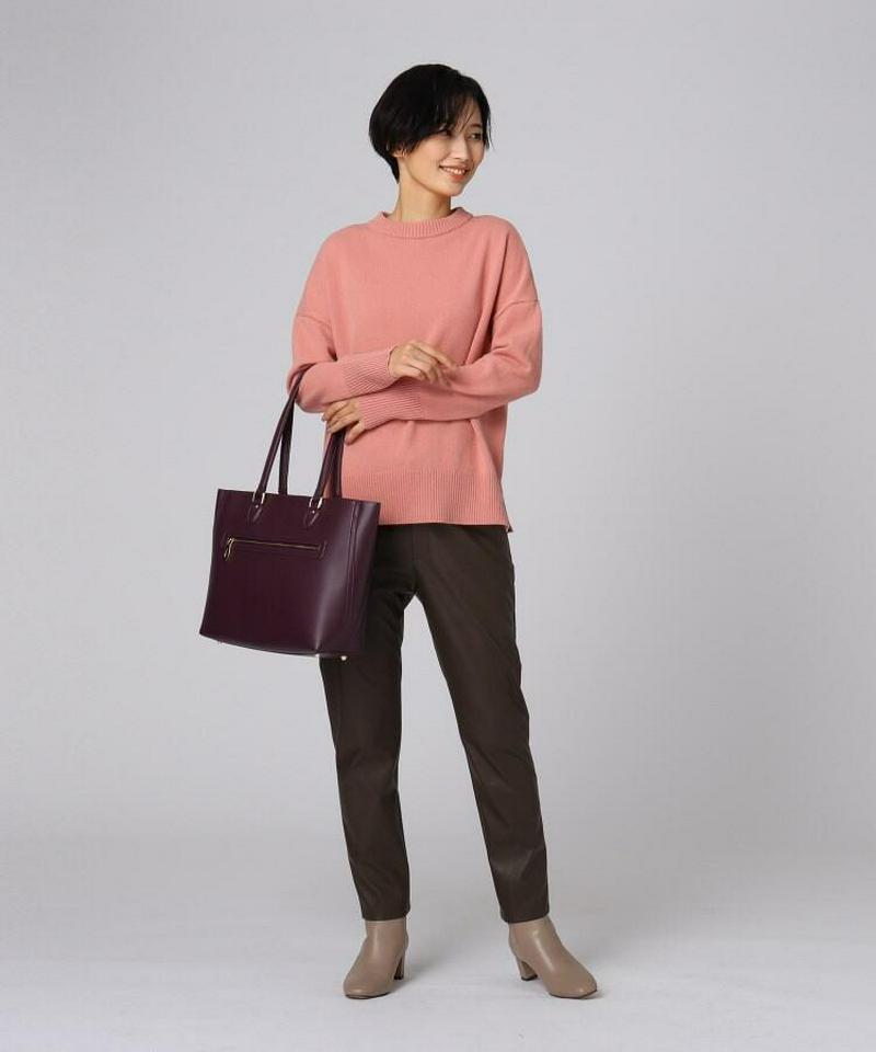 シルクカシミヤニットプルオーバー