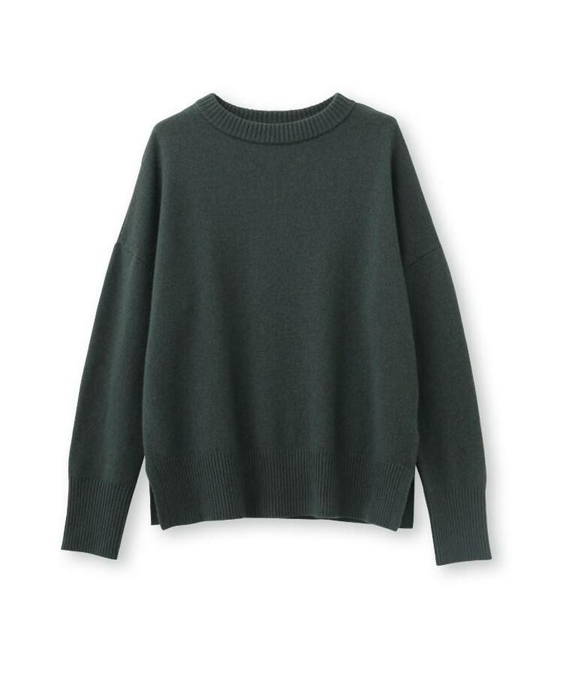 シルクカシミヤニットプルオーバー