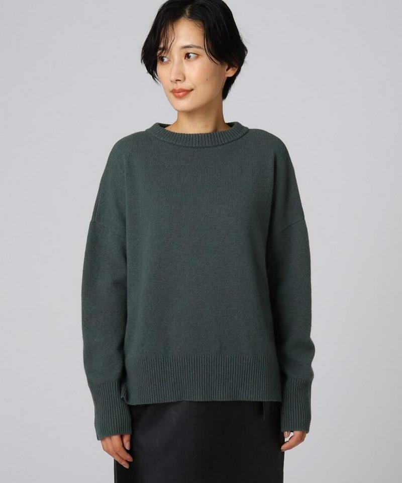 シルクカシミヤニットプルオーバー