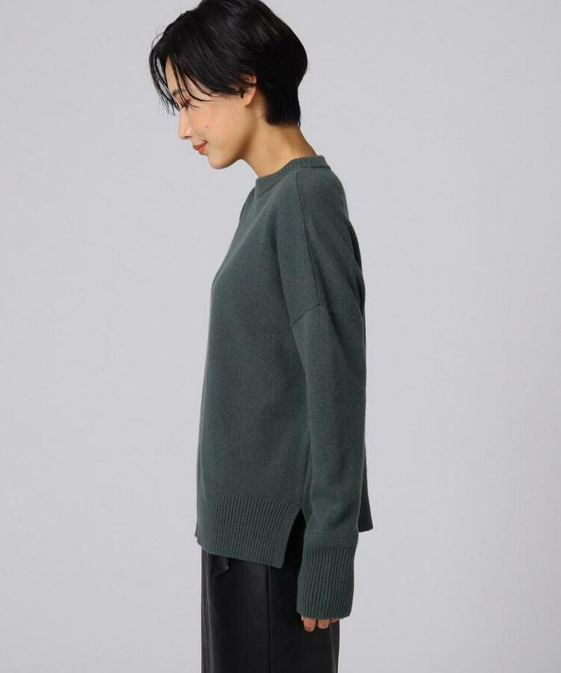 シルクカシミヤニットプルオーバー