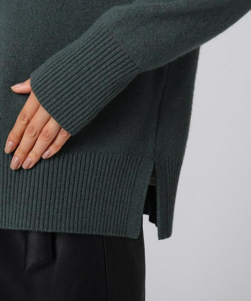 シルクカシミヤニットプルオーバー