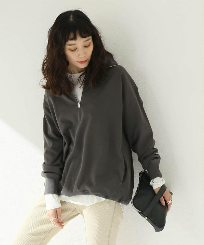 ミニ裏毛ハーフZIPプルオーバー（JOURNAL STANDARD relume）
