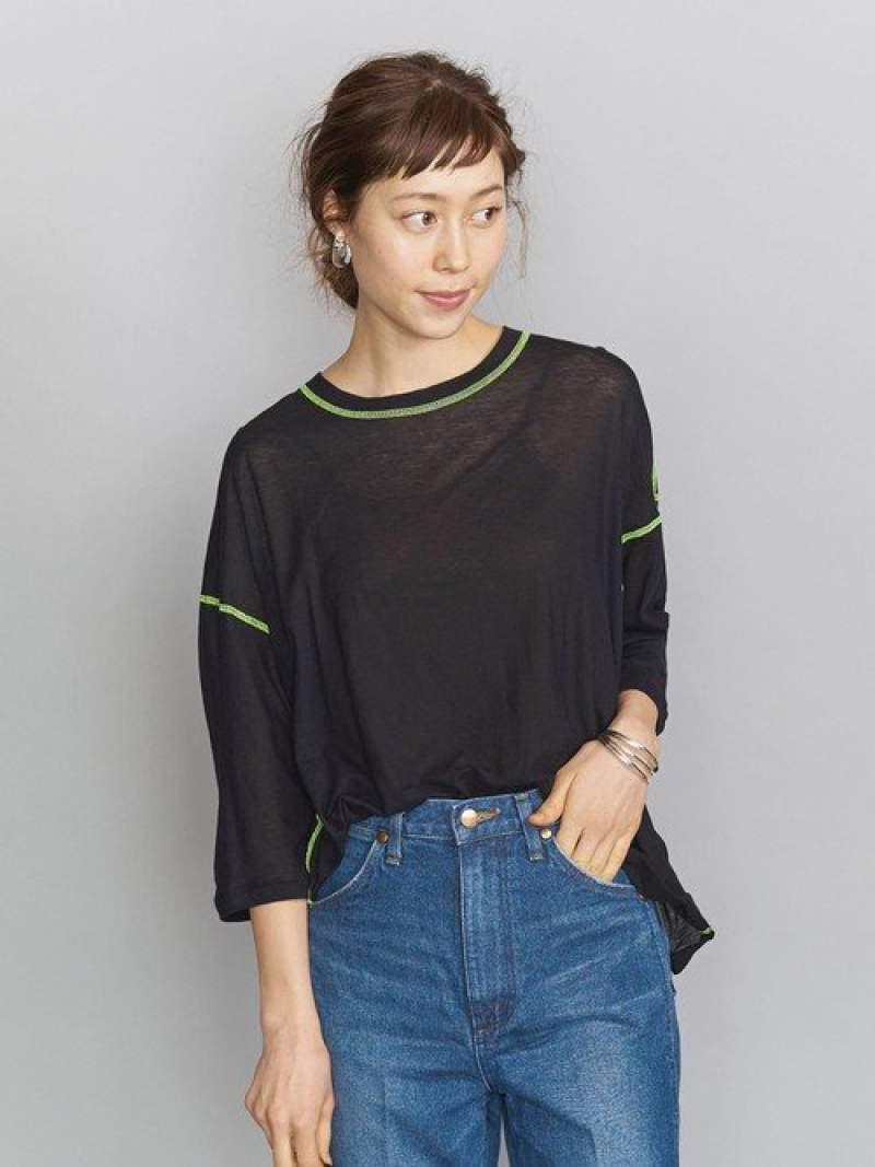 <NEWDOSE> カラーステッチTシャツо