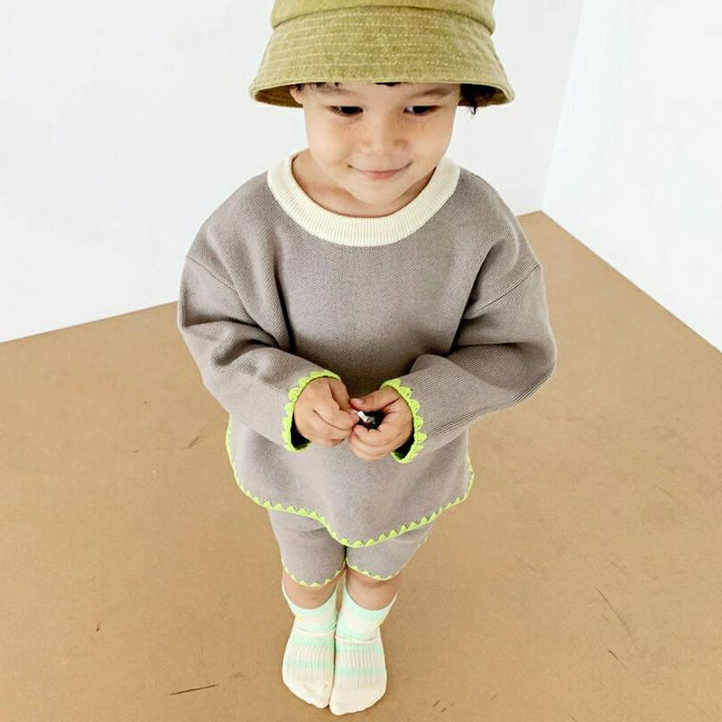 【只今15%OFF】刺繍へムTシャツ&パンツSET・u05829 キッズ【3~8才】【set】【セットアップ setup トップ