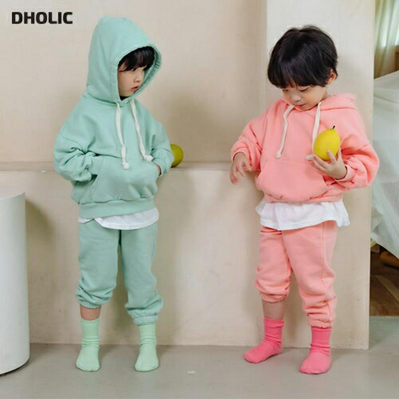 【只今15%OFF】マフポケットフーディ上下SET・u06955 キッズ【3~8才】【set】【セットアップ セット setup