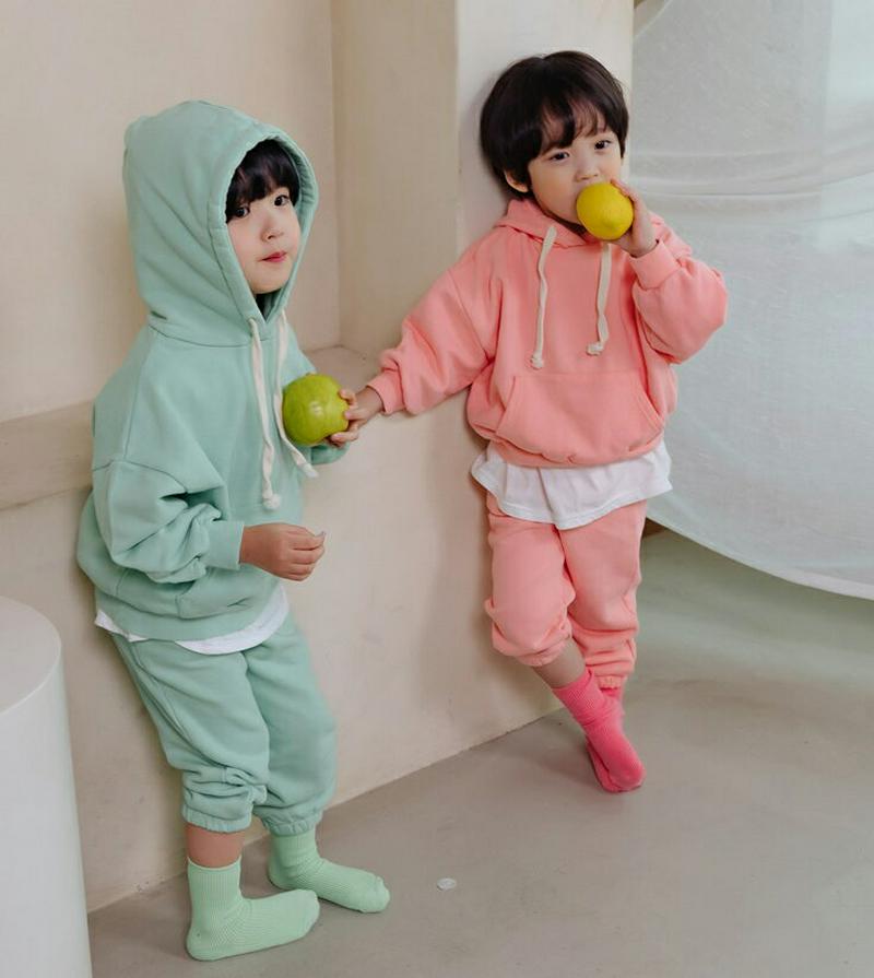 【只今15%OFF】マフポケットフーディ上下SET・u06955 キッズ【3~8才】【set】【セットアップ セット setup