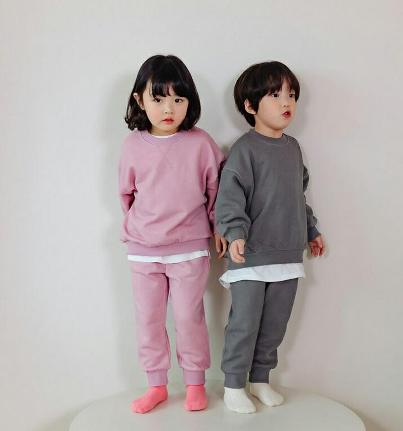 【只今15%OFF】ピグメントスウェット上下SET・u06959 キッズ【3~8才】【set】【セットアップ セット setup