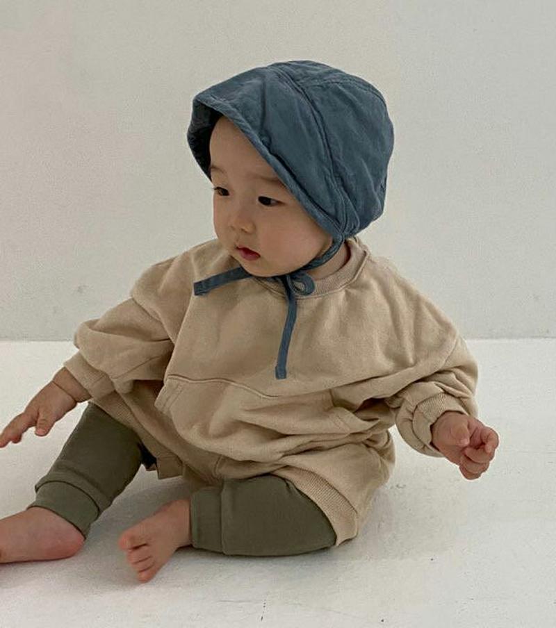 【只今15%OFF】マフポケットスウェット上下SET・u06278 キッズ【0~2才】【set】【セットアップ セット setu