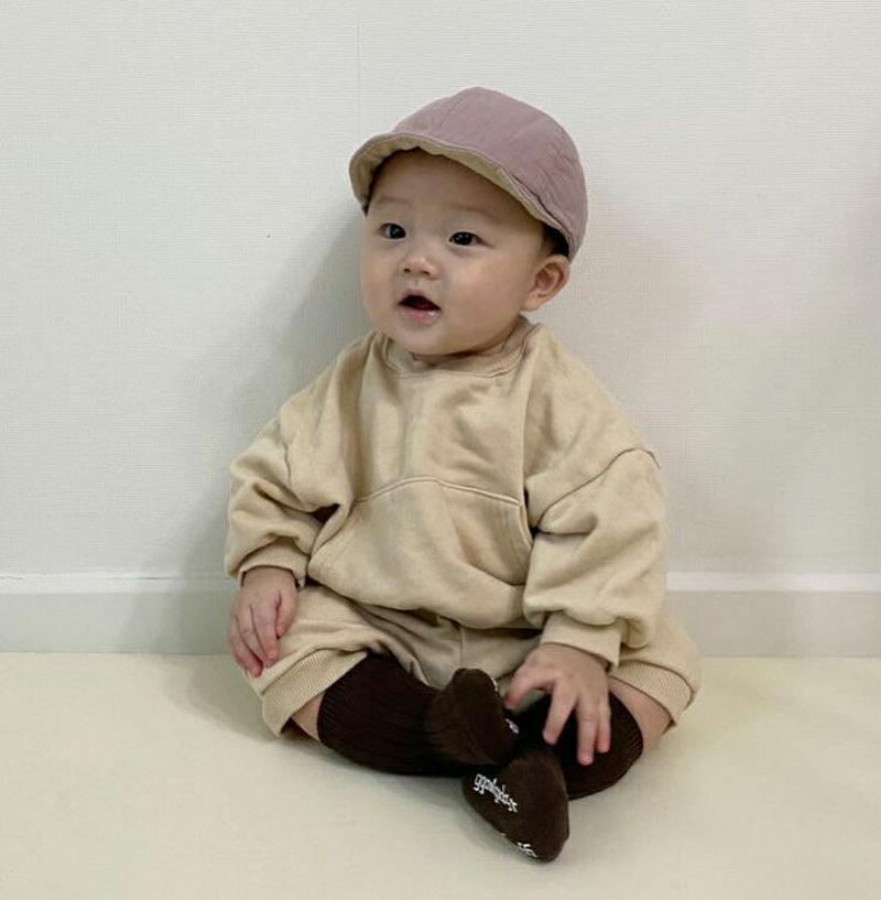 【只今15%OFF】マフポケットスウェット上下SET・u06278 キッズ【0~2才】【set】【セットアップ セット setu
