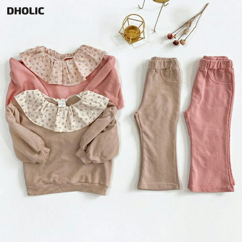 【只今15%OFF】ラッフルネックTシャツ&パンツSET・u06576 キッズ【3~8才】【set】【セットアップ セット se