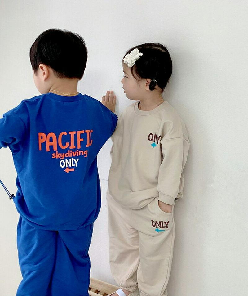 【只今15%OFF】ONLYスウェット上下SET・u06826 キッズ【3~8才】【set】【セットアップ セット setup 
