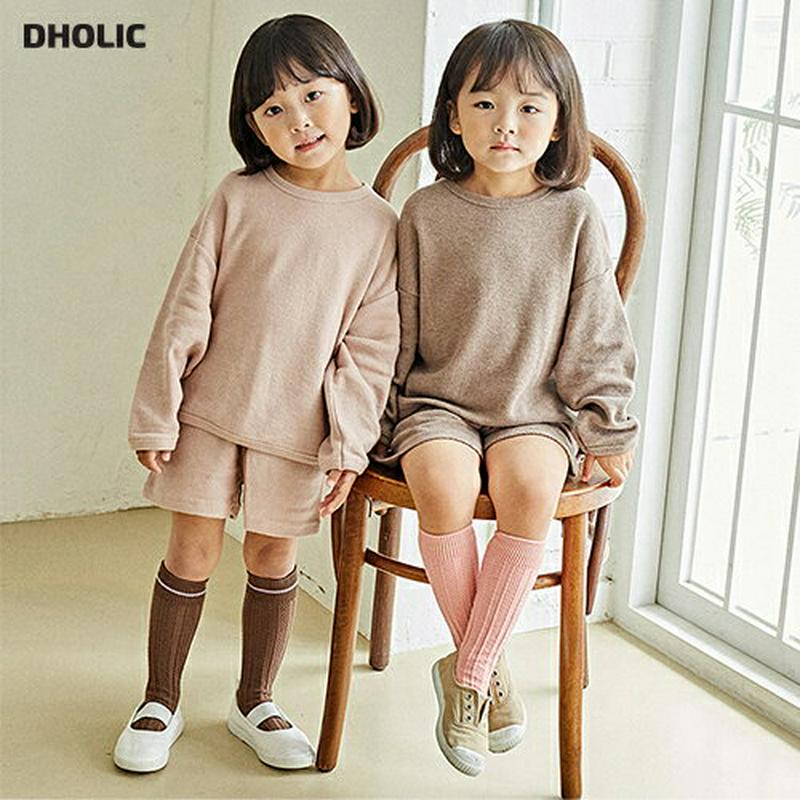 【只今15%OFF】ロングシャツ&ハーフパンツSET・u06406 キッズ【3~8才】【set】【セットアップ セット setu