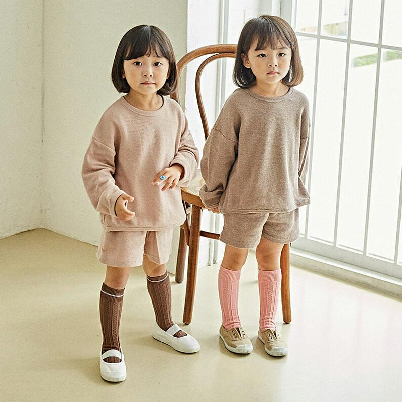 【只今15%OFF】ロングシャツ&ハーフパンツSET・u06406 キッズ【3~8才】【set】【セットアップ セット setu
