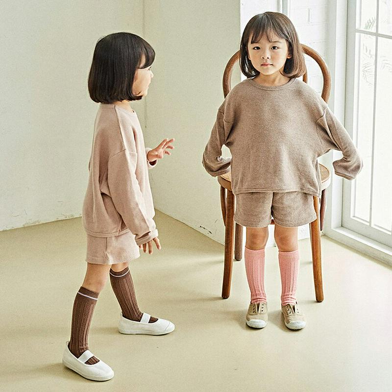 【只今15%OFF】ロングシャツ&ハーフパンツSET・u06406 キッズ【3~8才】【set】【セットアップ セット setu