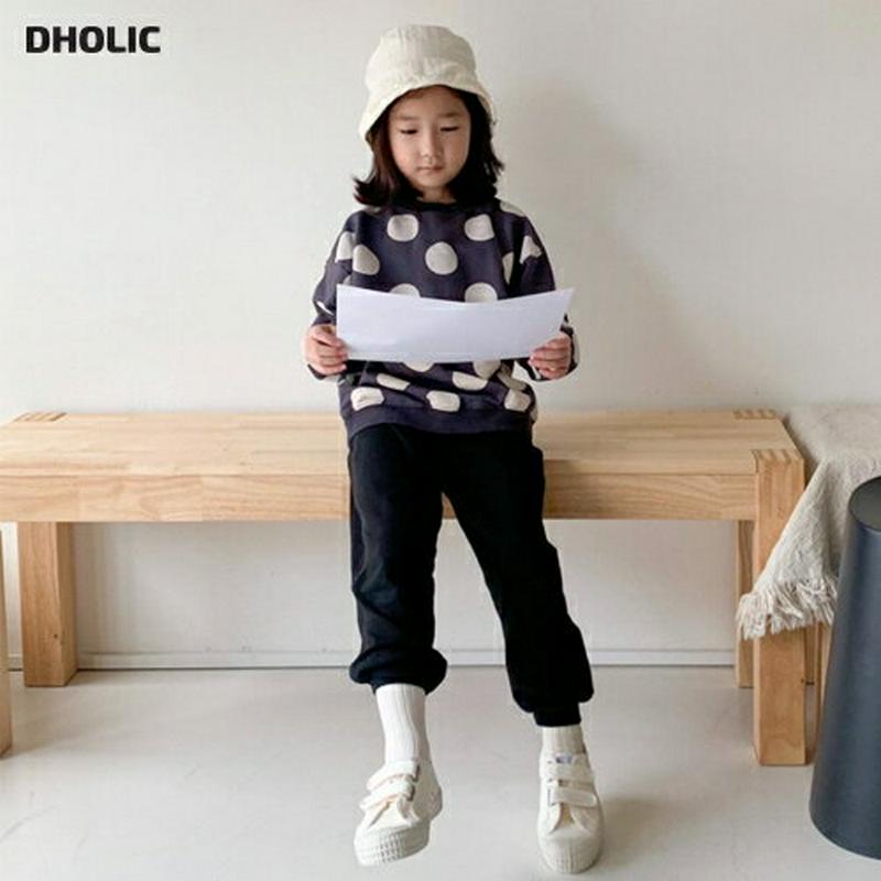 【只今15%OFF】ビッグドットスウェット&パンツSET・u06907 キッズ【3~8才】【set】【セットアップ セット se