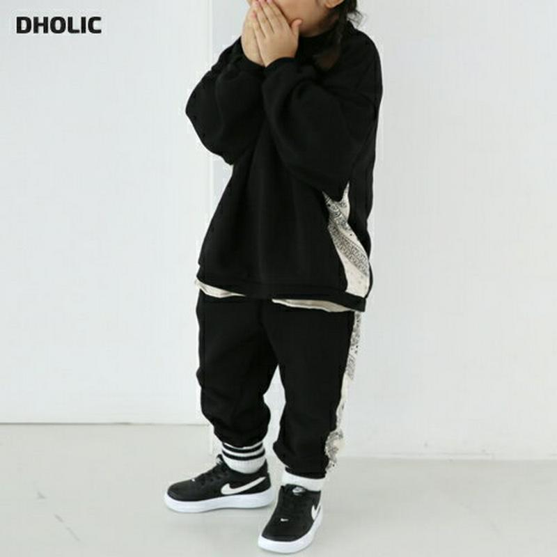 【只今15%OFF】サイドペイズリースウェット上下SET・u06804 キッズ【3~8才】【set】【セットアップ セット se