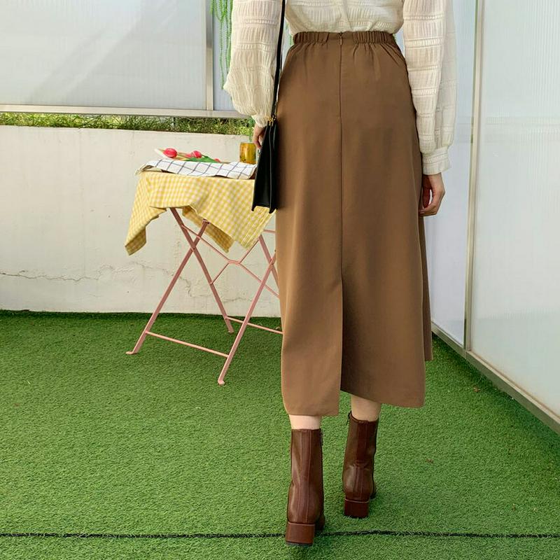 【新作10%OFF】ラップHラインスカート・全2色・b55924 レディース【sk】【韓国 ファッション ボトムス スカート ロ