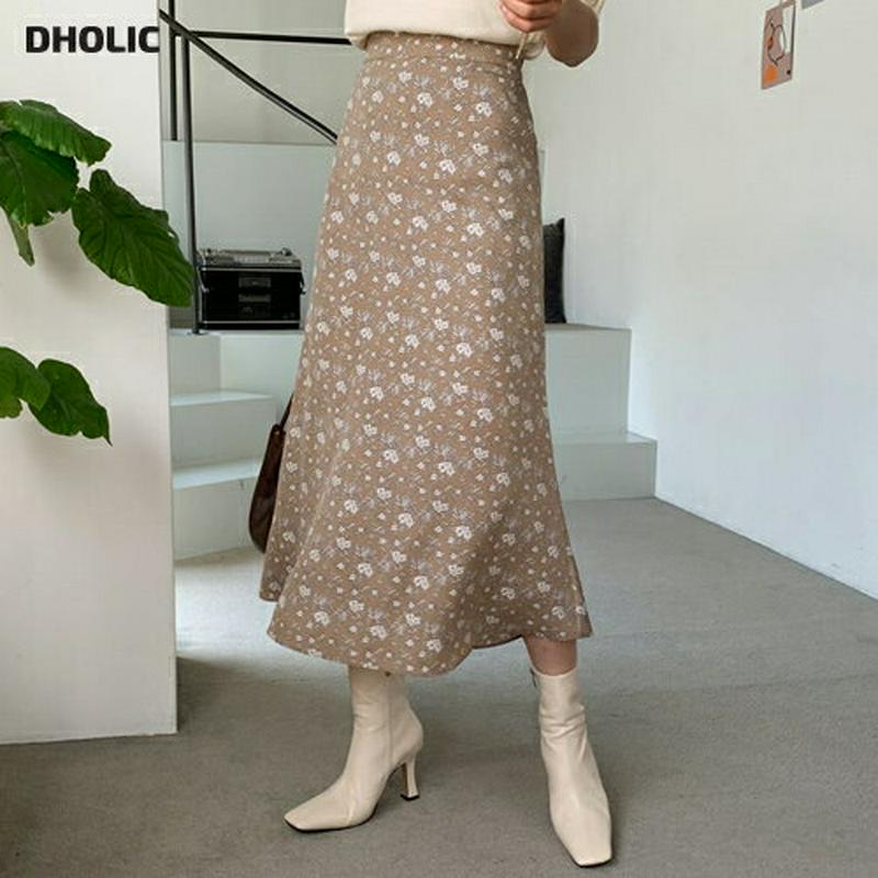 【新作10%OFF】フローラルフレアスカート・全3色・b55922 レディース【sk】【韓国 ファッション ボトムス スカート 