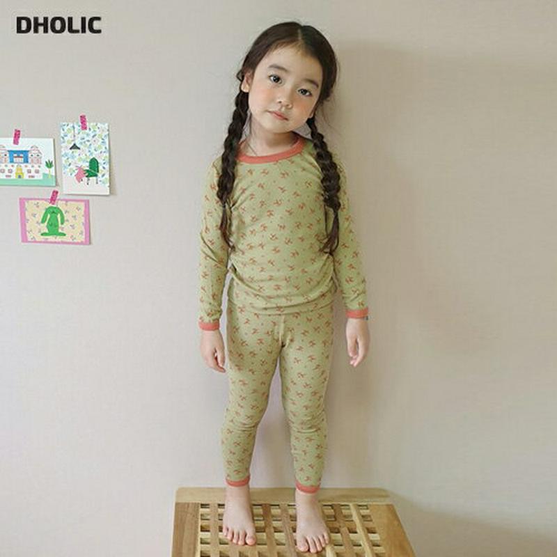 【新作10%OFF】コントラストネックルームウェアSET・u06743 キッズ【3~8才】【uw】【ルームウェア パジャマ 部屋