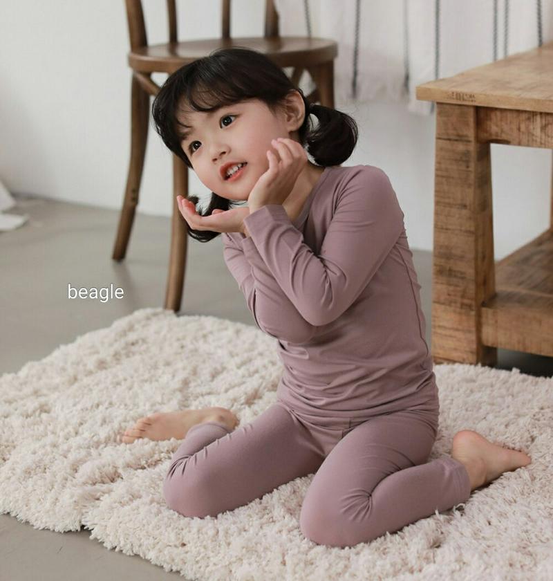 【新作10%OFF】ベーシックインナー上下SET・u05959 キッズ【3~8才】【uw】【パジャマ ルームウェア 部屋着 上下