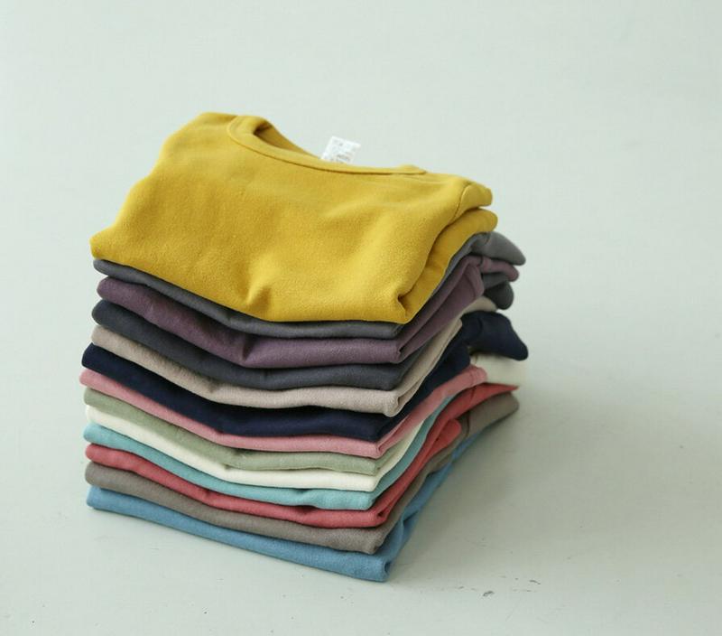 【新作10%OFF】シンプルパジャマSET・u06878 キッズ【3~8才】【uw】【セット set 上下 トップス 長袖 パン