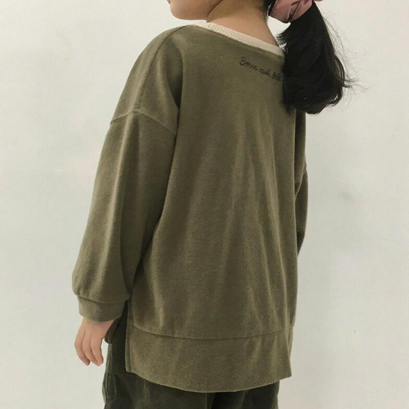 【新作10%OFF】バックレタリングスウェット・u06469 キッズ【3~8才】【tops】【トップス スウェット トレーナー 