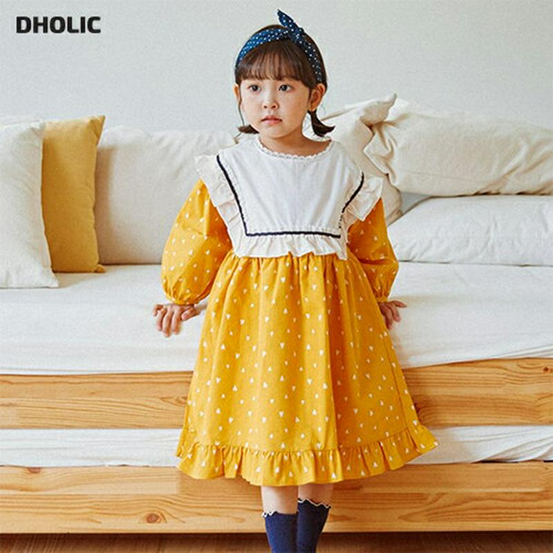 【新作10%OFF】バルーンスリーブスクエアフリルワンピース・u06536 キッズ【3~8才】【ops】【ワンピース ミディ丈 