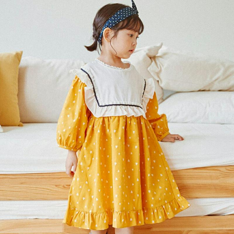 【新作10%OFF】バルーンスリーブスクエアフリルワンピース・u06536 キッズ【3~8才】【ops】【ワンピース ミディ丈 