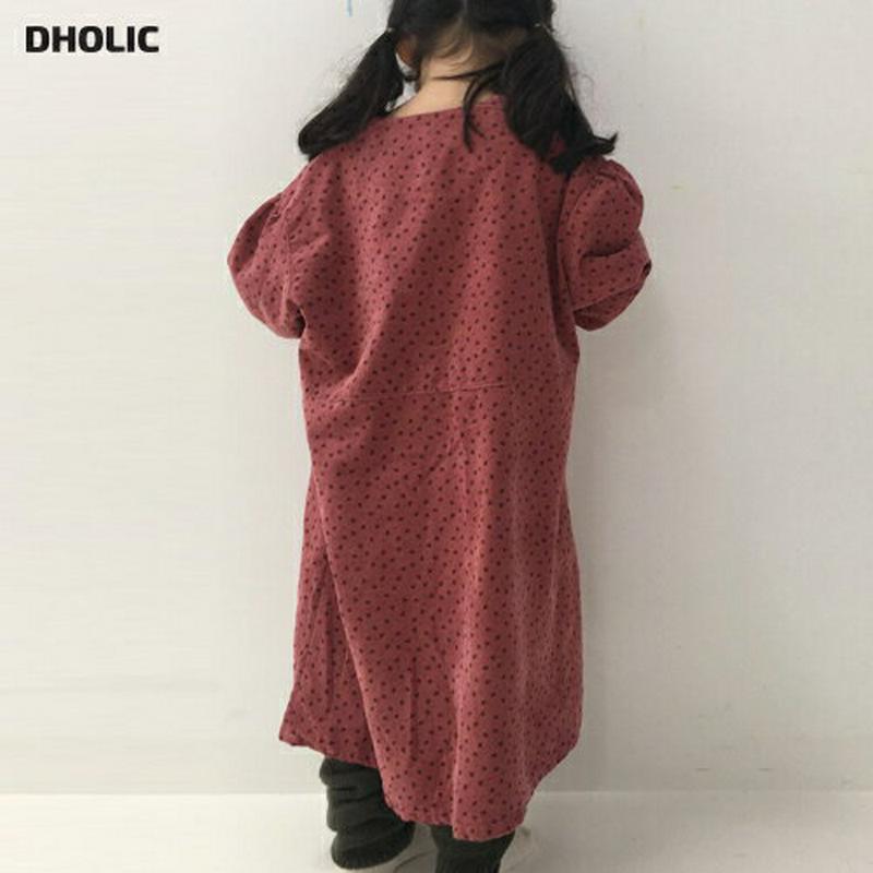 【新作10%OFF】パターンワンピース・u06427 キッズ【3~8才】【ops】【ワンピース ロング ロングワンピース 長袖 