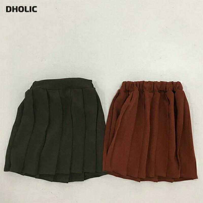 【新作10%OFF】プリーツスカート・u06422 キッズ【3~8才】【sk】【スカート プリーツ プリーツスカート ミディ丈 