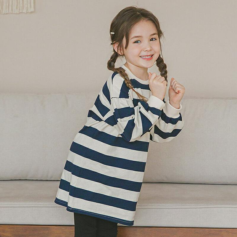 【新作10%OFF】ボーダールーズスウェット・p006360 キッズ【3~8才】【tops】【トップス スウェット トレーナー 