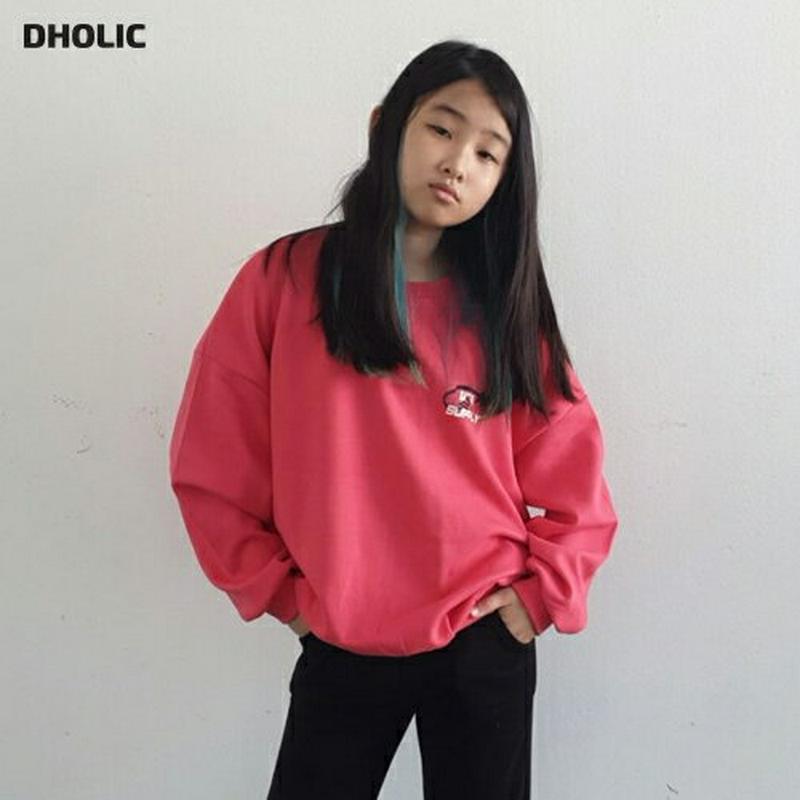 USAロゴスウェット・u00006 キッズ【3~8才】【tops】【トップス スウェット トレーナー 長袖 ロゴ USA カジュ