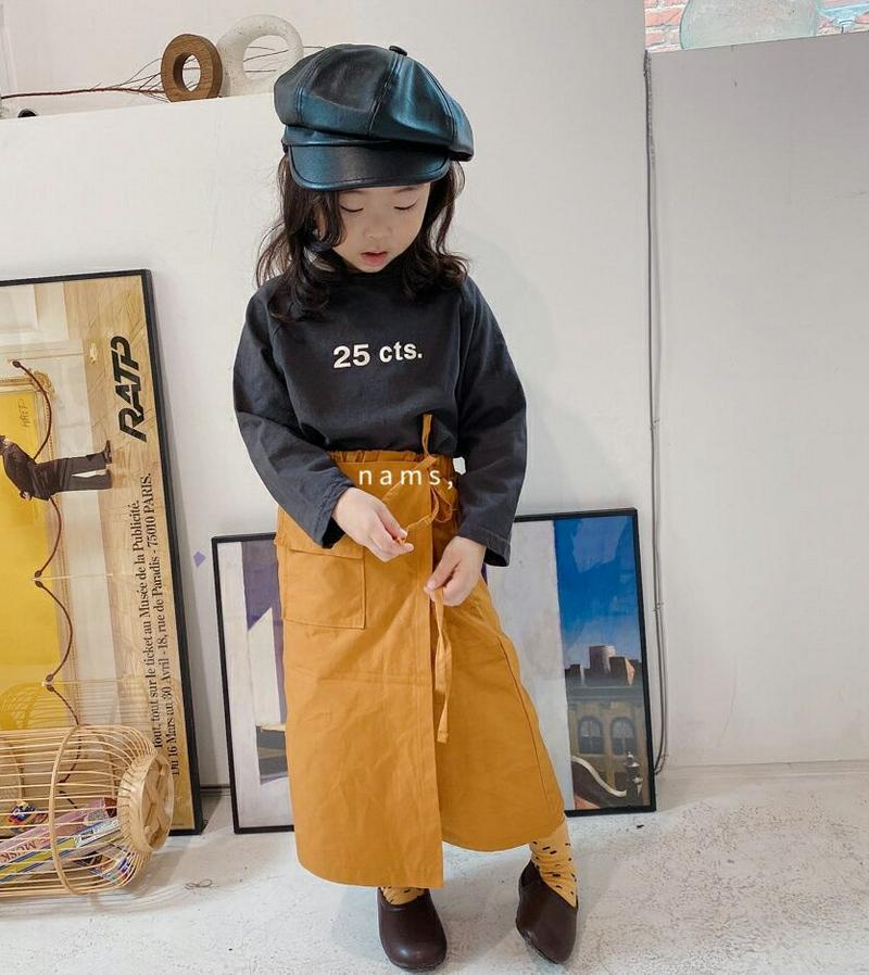 ラップリボンスカート・u06001 キッズ【3~8才】【sk】【スカート ロング ロングスカート ラップスカート ラップデザイン