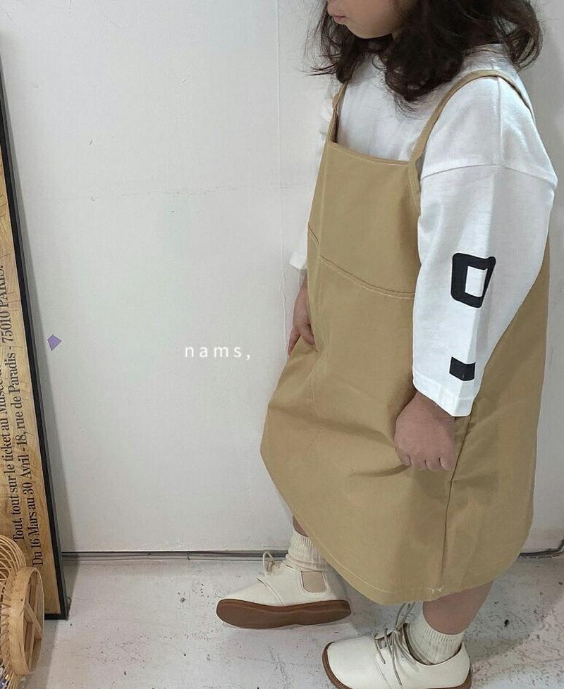 ステッチキャミワンピース・u05998 キッズ【3~8才】【ops】【ワンピース ロング ロングワンピース スリーブレス ノース