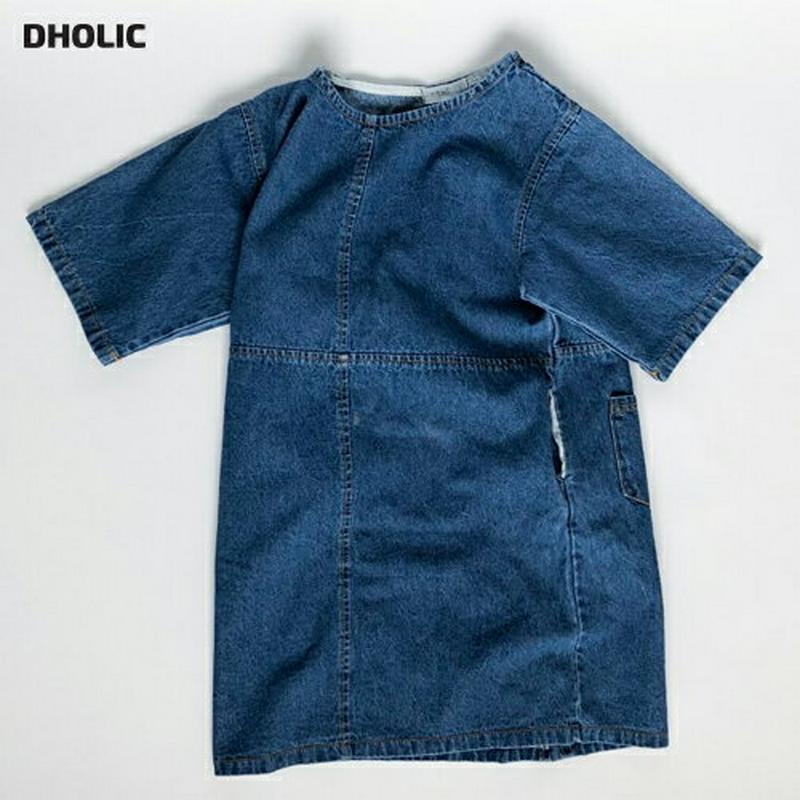 デニムワンピース・u06008 キッズ【3~8才】【ops】【ワンピース ロングワンピース 長袖 デニム デニムワンピース 春 