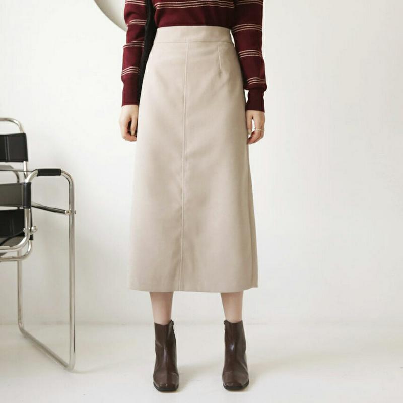 【新作10%OFF】バックスリットペンシルスカート・全3色・t64467 レディース【sk】【韓国 ファッション ボトムス スカ