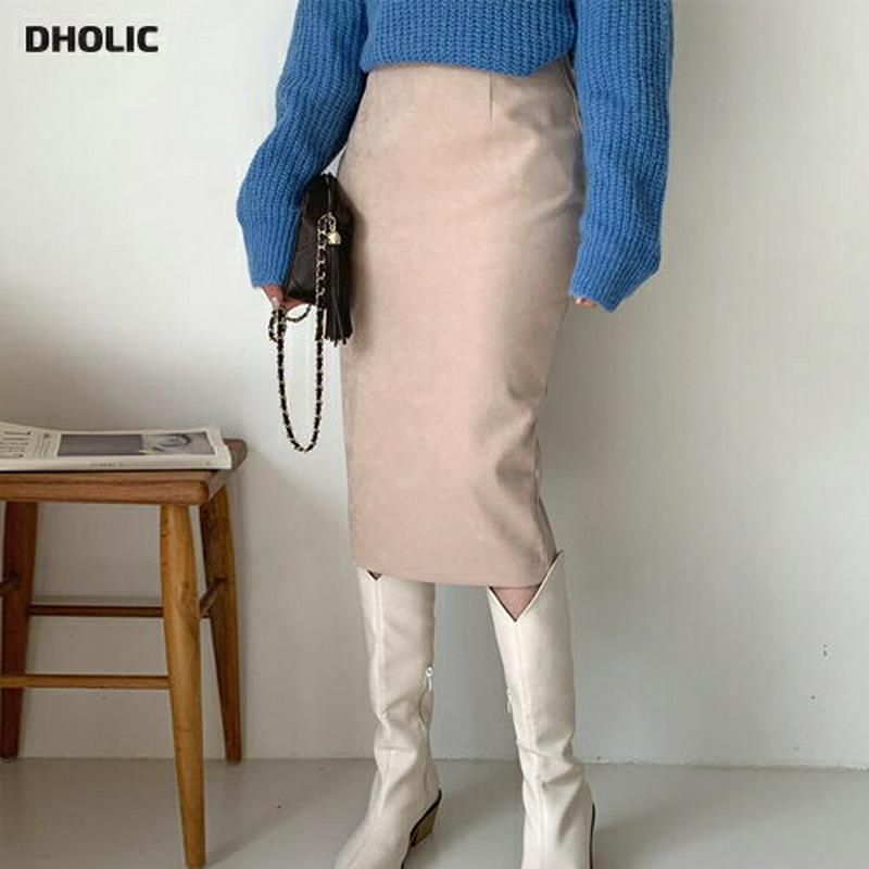 【新作10%OFF】スリットペンシルスカート・全3色・b56964 レディース【sk】【韓国 ファッション ボトムス スカート 